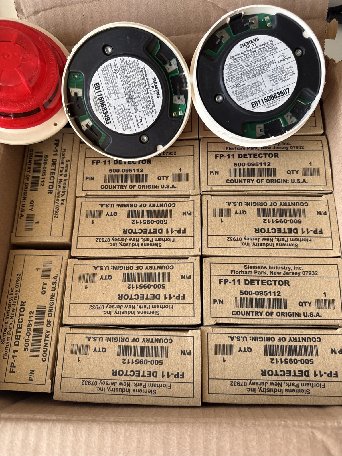 SIEMENS FP-11 FIRE ALARM SMOKE HEAT 500-0955112 - FREE EXPRESS SHIPPING
