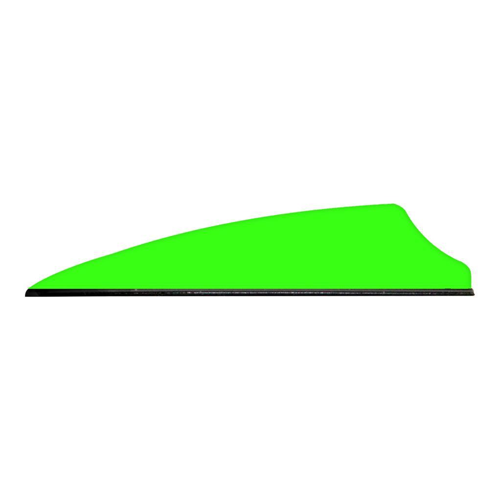 Q2i X-II Vanes 2.1" Neon Green 100 Pack