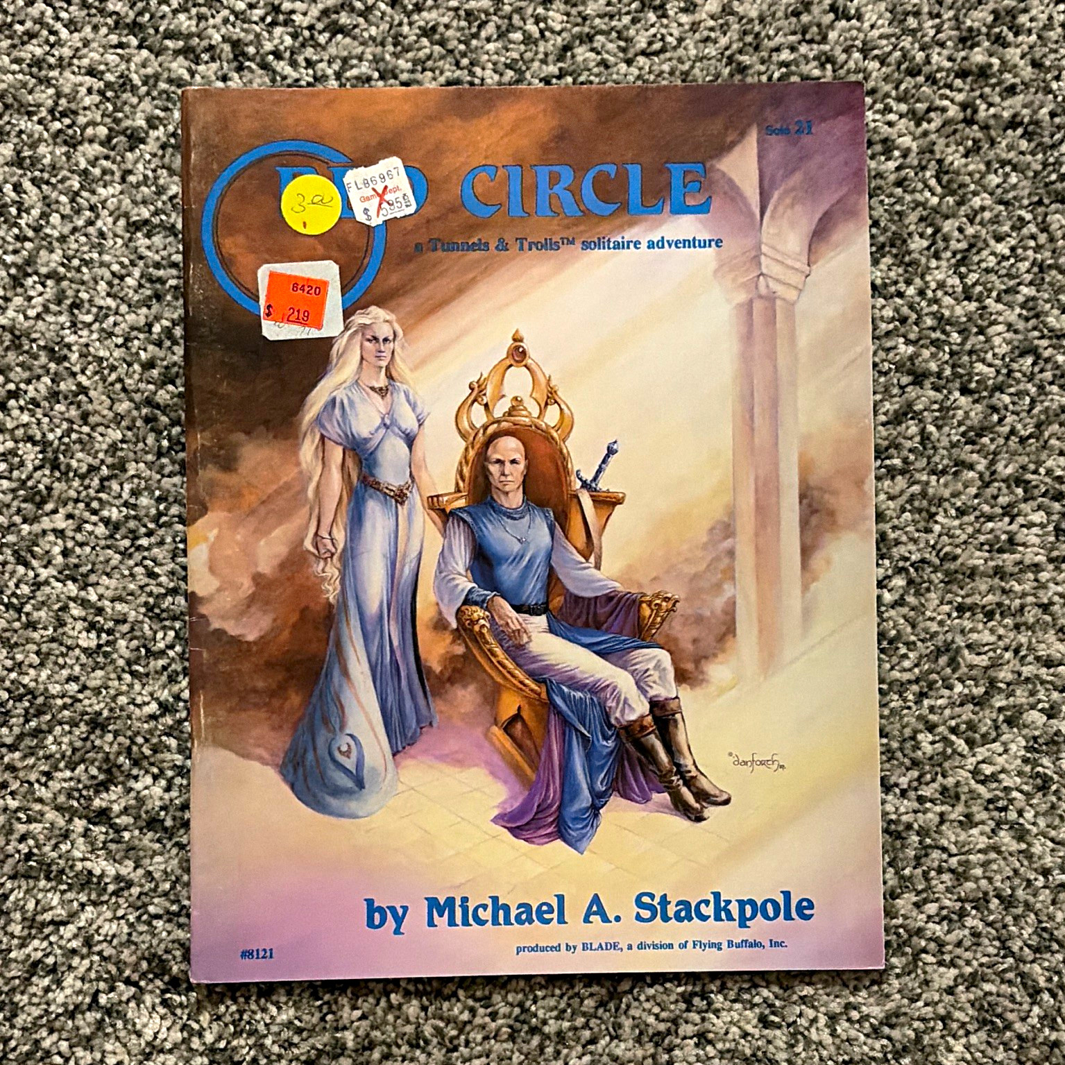 Tunnels & Trolls Circle Solitaire Adventure Gamebook Michael A. Stackpole 8121