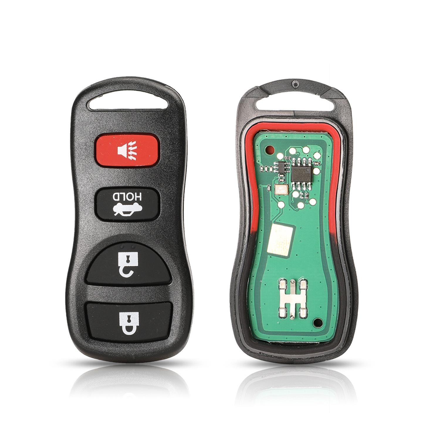 4 Buttons Car Keyless Entry Remote Key Fob KBRASTU15 Fit for Infiniti / Nissan