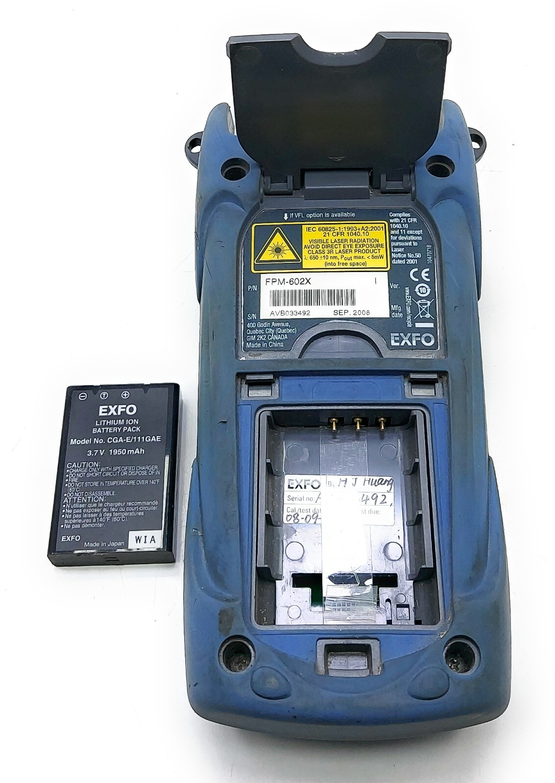 Exfo FPM-600 Optical Power Meter 0612