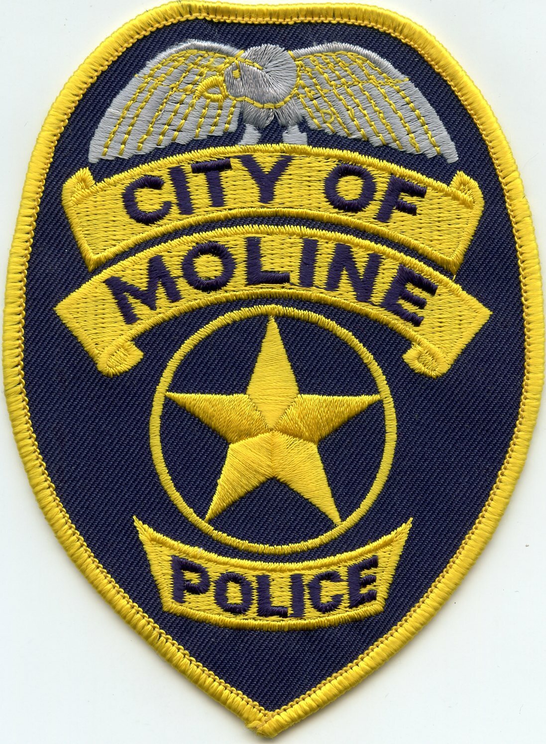 MOLINE ILLINOIS IL POLICE PATCH