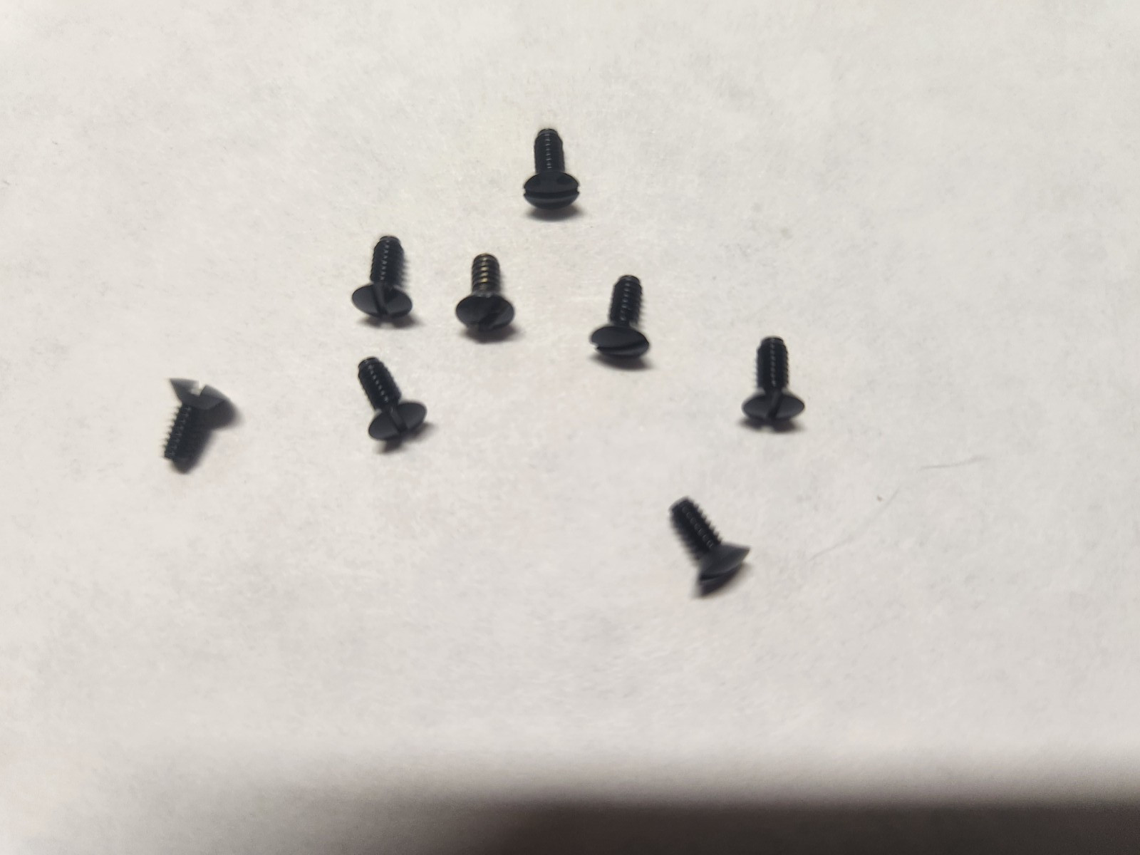 8 2-56 Oval Head  Black Oxide Screws for Benjamin/Sheridan Pistols & Rifles