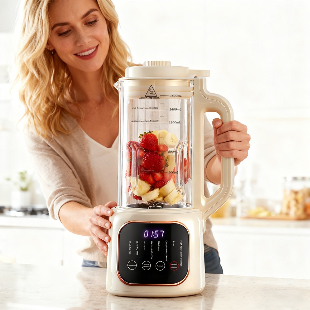 8IN1 Nut Milk Maker Machine 50oz Self-Cleaning Multi-Functional Soy Milk Blender