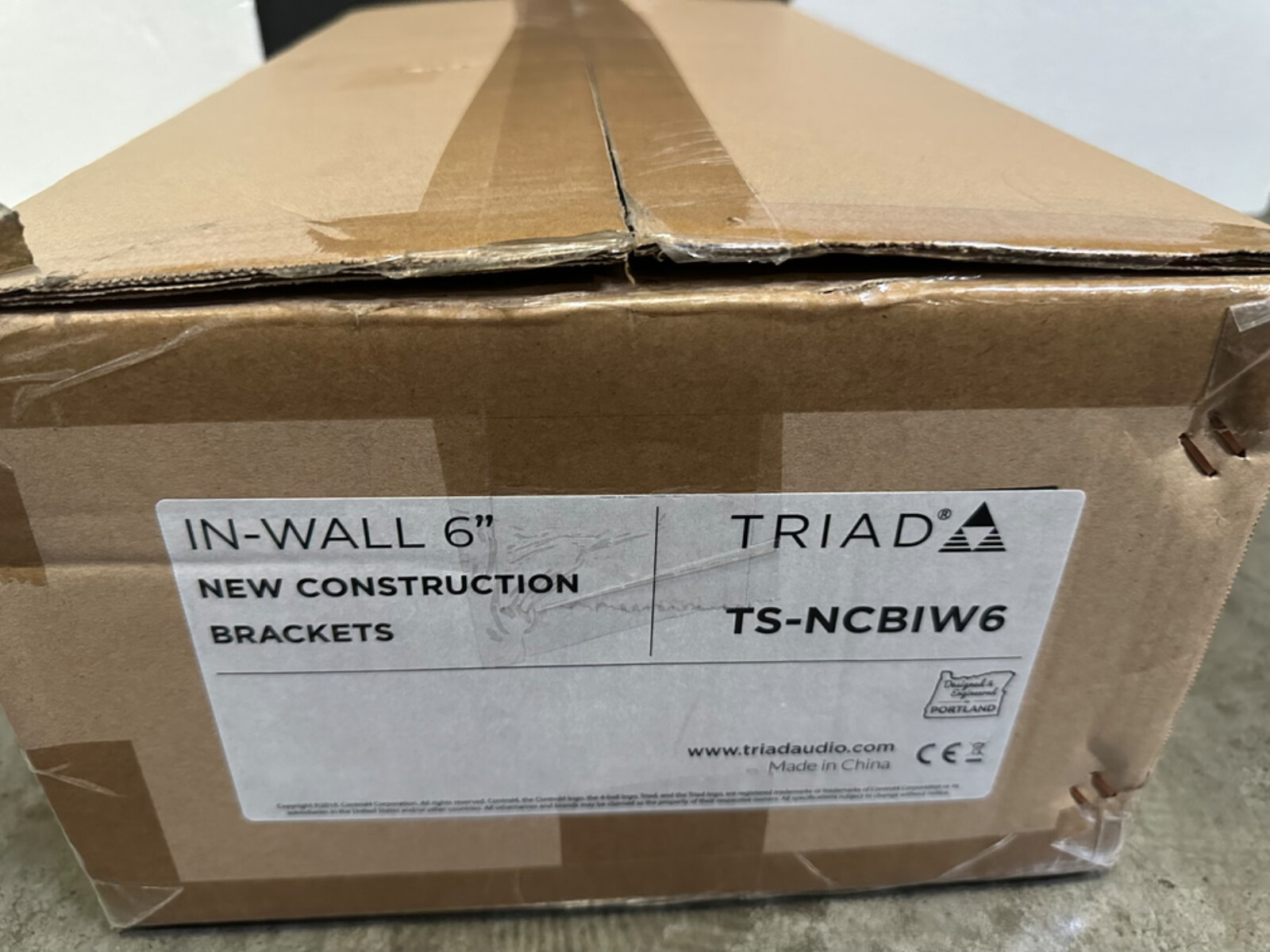 New Open Box Triad TS-NCBIW6 In-Wall Speaker Bracket (6 Pack) 6"