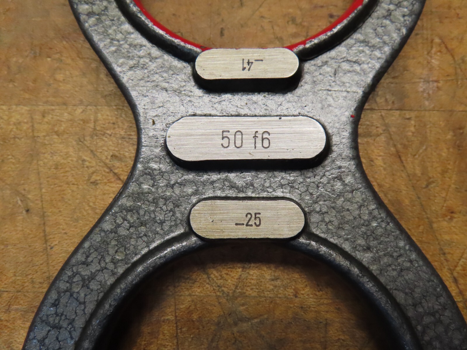 CSE 50mm 50 F6 solid snap gauge outside micrometer thickness go no go gage