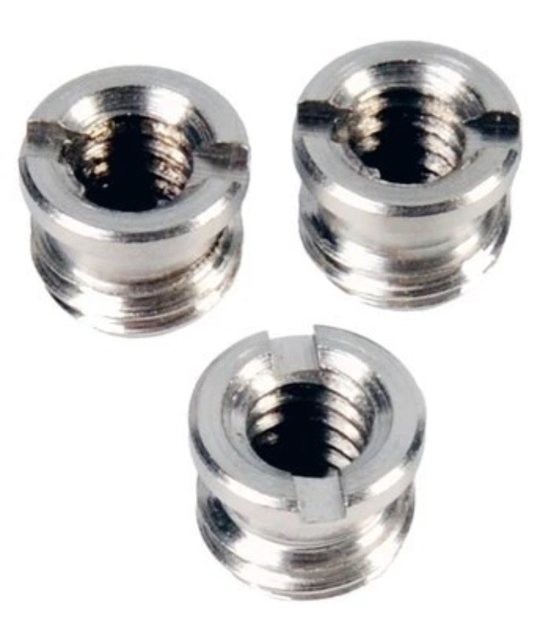 10PCS 1/4" To 3/8" Adapter Screw Adapter Nut Tripod Head Interface Conversion