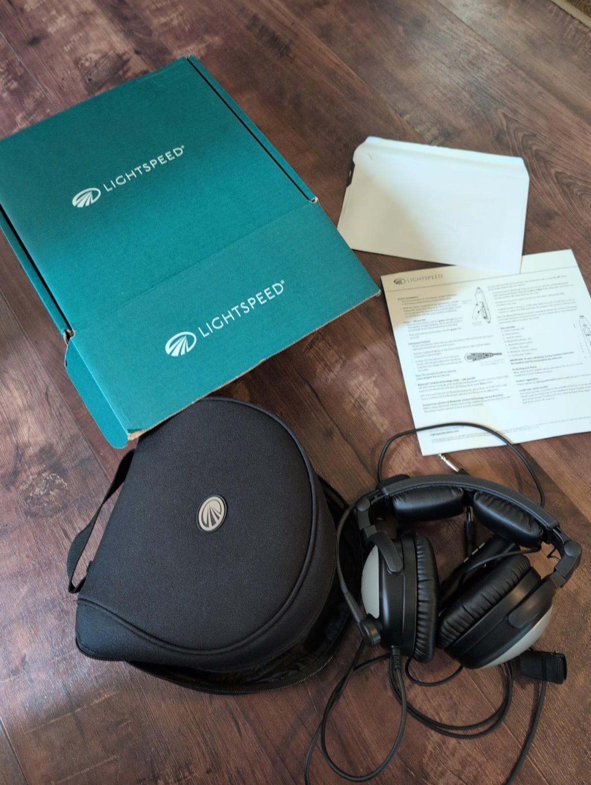Lightspeed Aviation Sierra ANR Headset Dual GA Plug Bluetooth