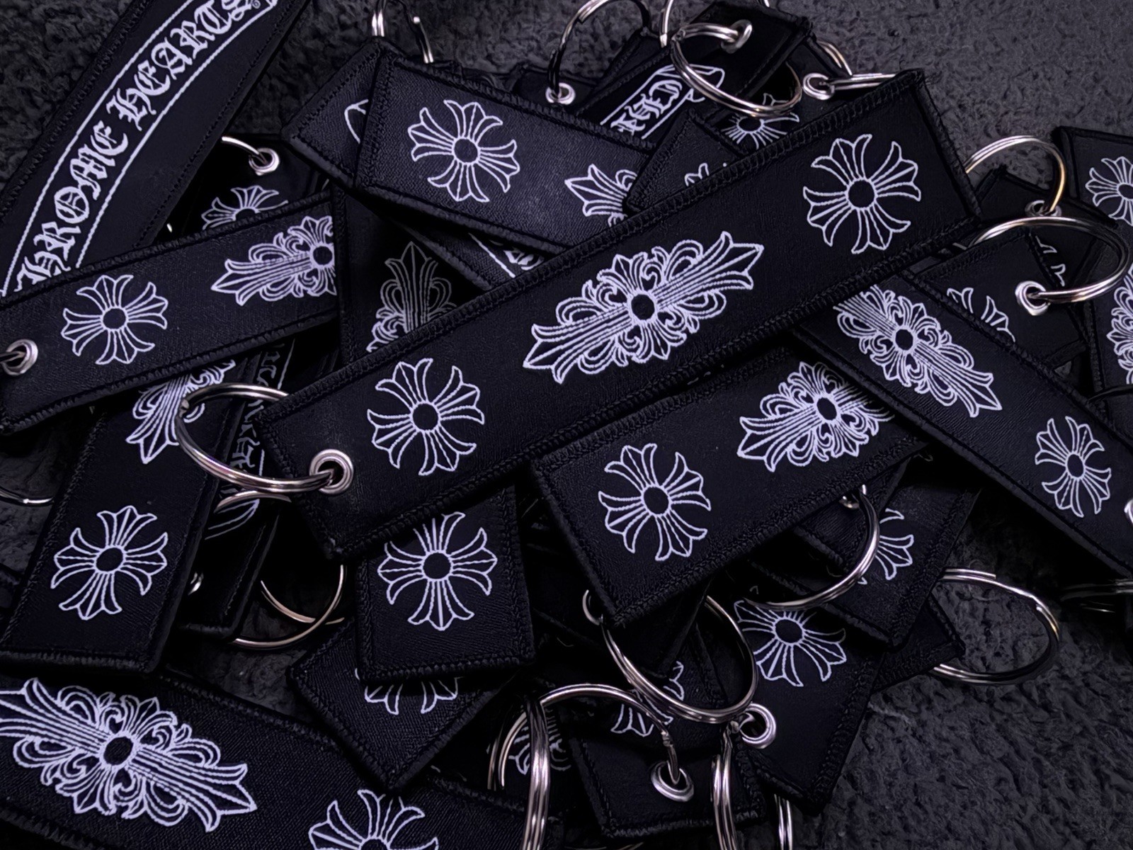 Chrome Heart Keychain Tag