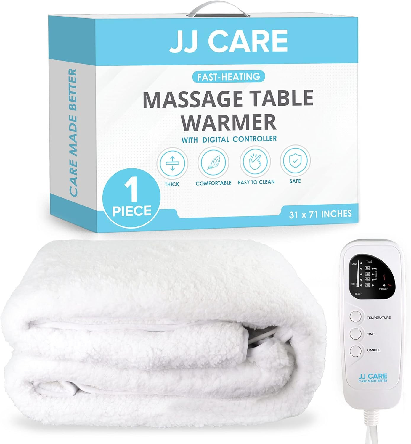 Massage Table Warmer 31"X71", Digital 5 Heat Control Massage Bed Warmer Fleece P