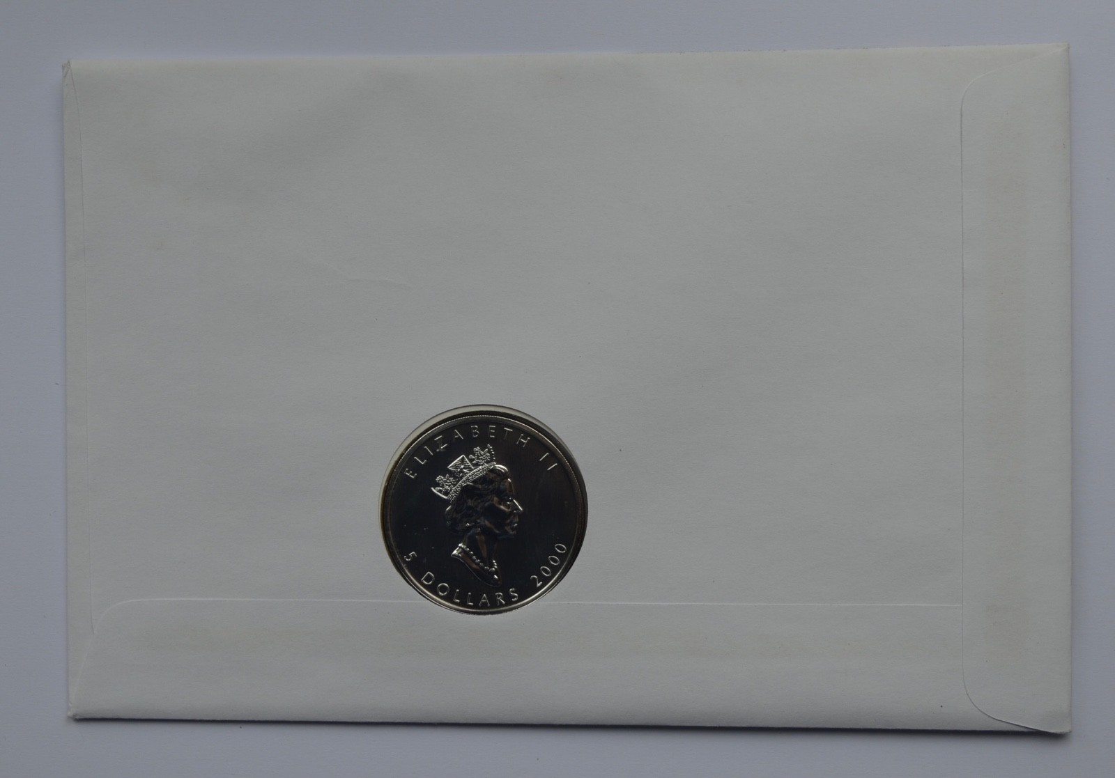 2000 Canada Maple Leaf $5 Fireworks Privy Mark Silver Coin Cover