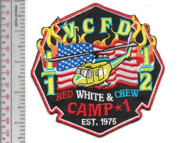 Hotshot Firemen California Ventura County Fire Department Camp NO TARIFF
