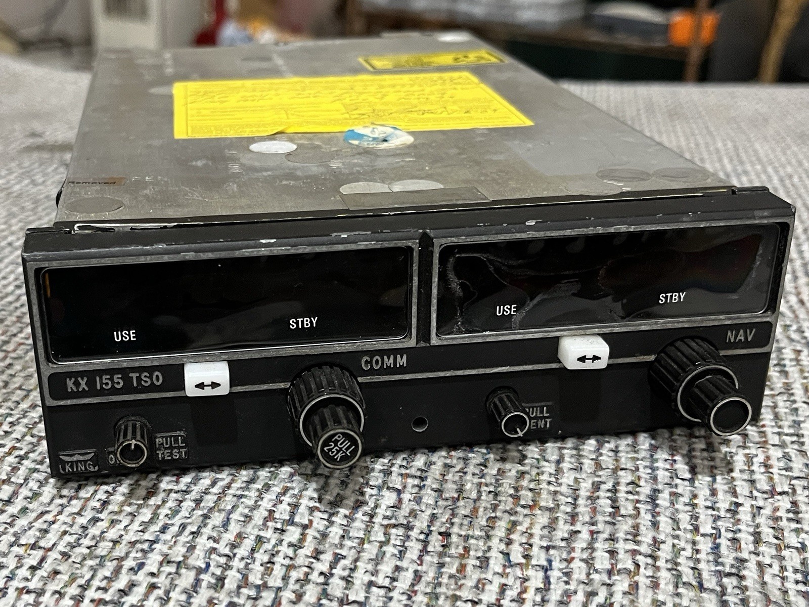 King KX-155 P/N 069-1024-00, Unit Only, 14V, No G/S — Condition Unknown