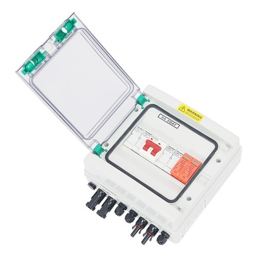 2 String Solar Combiner Box Switch Circuit Protector Box Waterproof Breaker