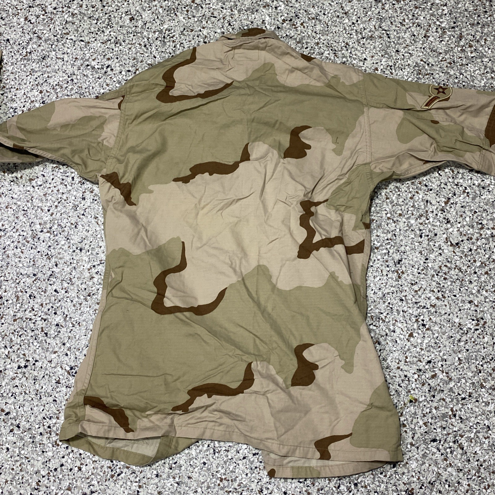 USAF DESERT COAT CAMO COMBAT SZ Small Long “Ferdin” Air Force Riptstop