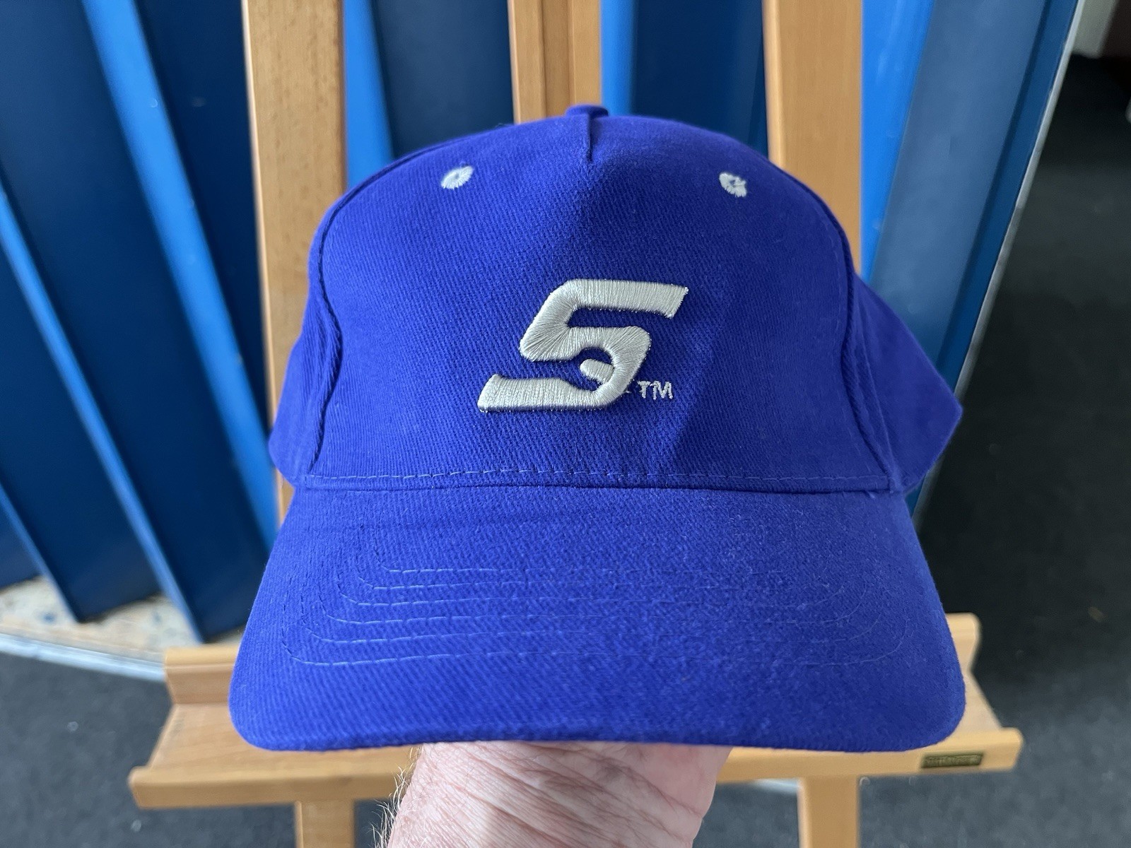 Snap On Cap Cool Blue/Purple New Premium Head ware One Size Fits All