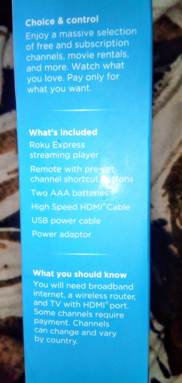 Roku Express Home Entertainment Streaming Media Player Kit