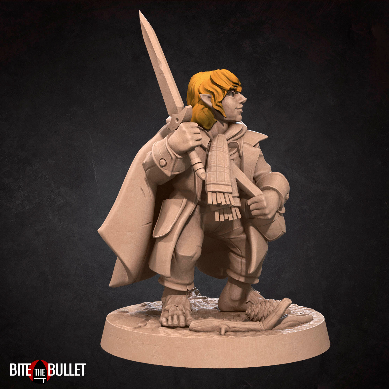 Halfing Fighter D - Bite the Bullet - Dungeons and Dragons