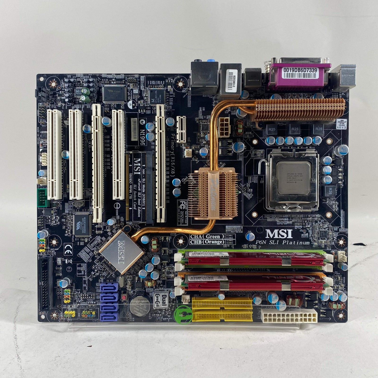 MSi P6N 650i SLI Platinum LGA 775 ATX Core 2 Duo 4GB RAM DDR2 Motherboard