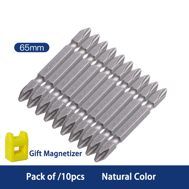 Pack of /10pcs Bilateral Phillips PH2 Set Industrial Grade Impact Driver Bits