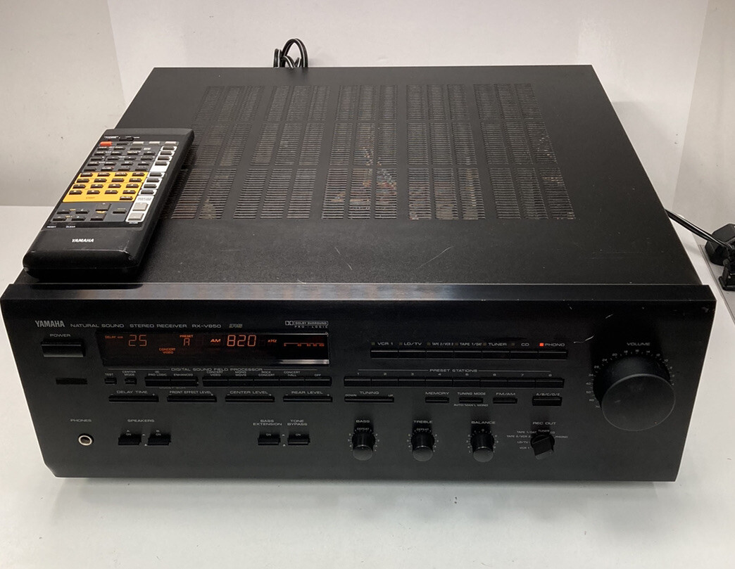 Yamaha RX-V850 300W 5 Channel Surround Sound Audio Video Stereo Receiver AS IS