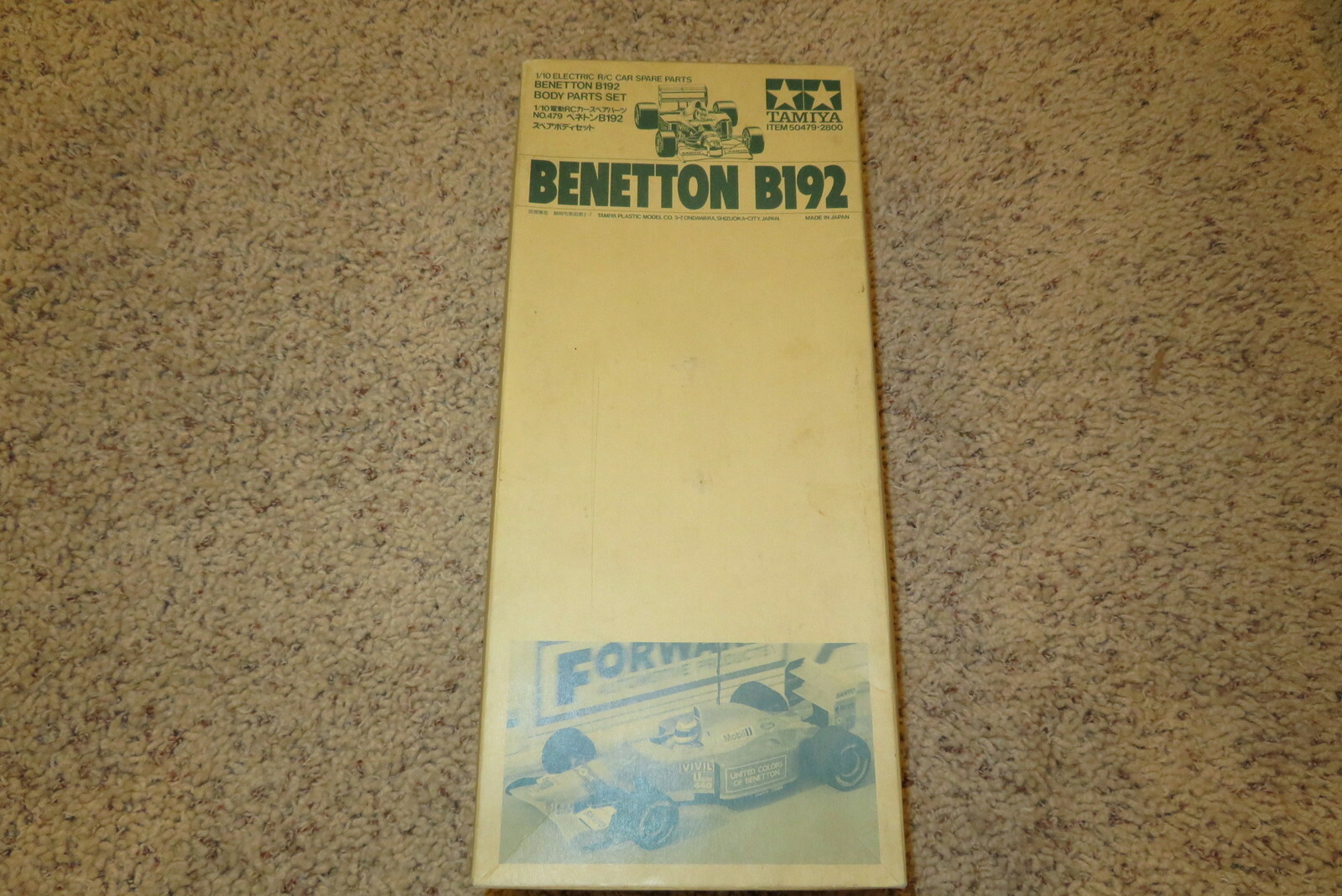 50479 Tamiya 1/10th Benetton Ford B192 F1 Body Set -  Empty Box