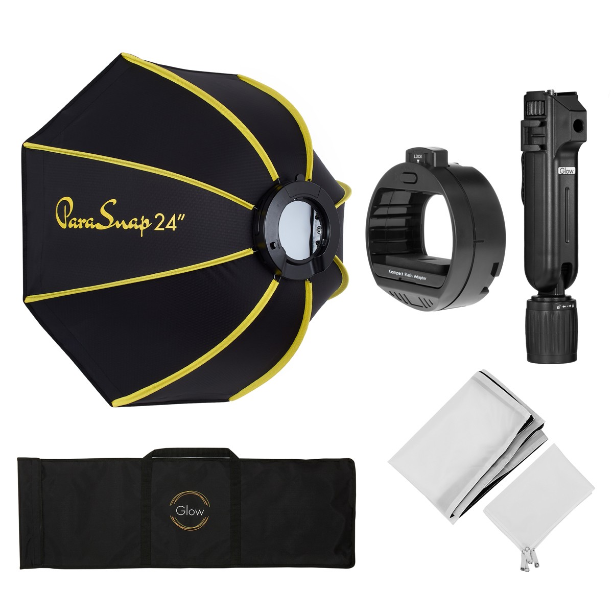 Glow ParaSnap PS-B24K 24" Octagonal Softbox for Speedlight