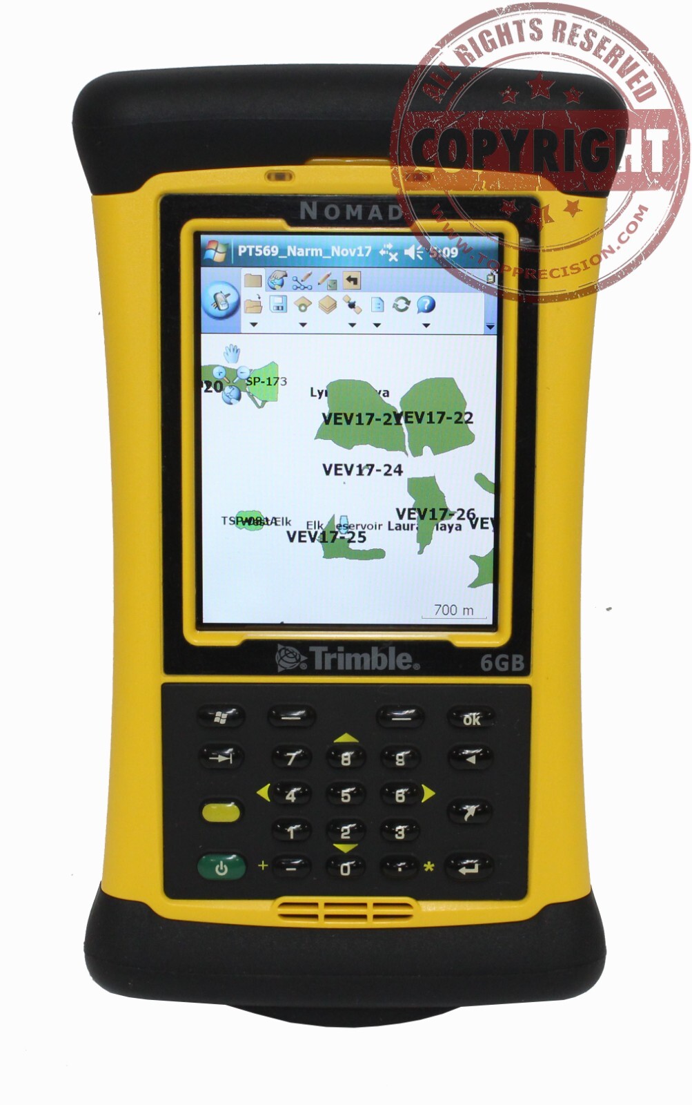 TRIMBLE NOMAD ARCPAD, MAPPING DATA COLLECTOR, SURVEYING