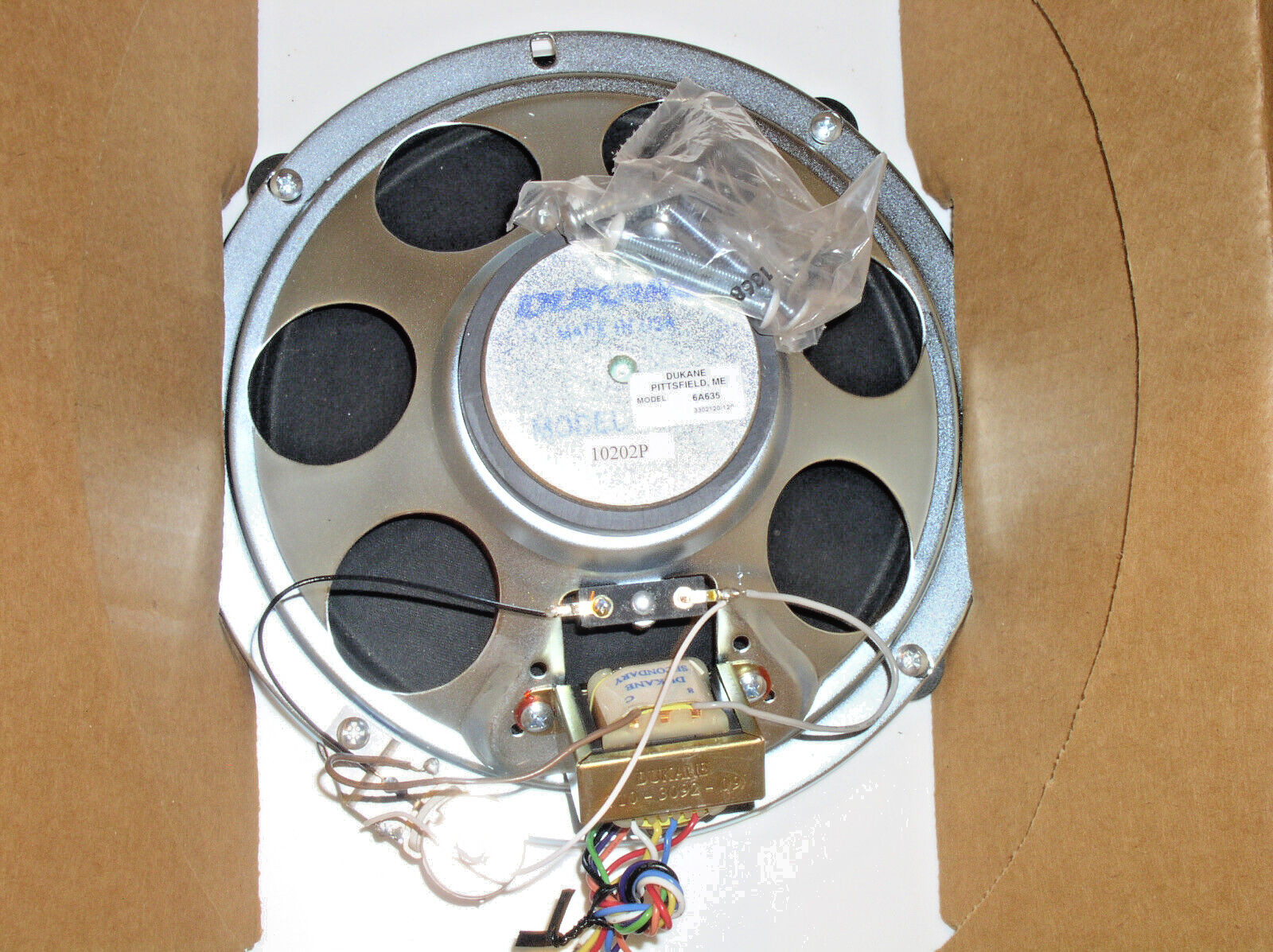 SEALED NIB DUKANE COMMUNICATION SYSTEMS 6A635 CEILING MOUNT SPEAKER ASSEMBLY