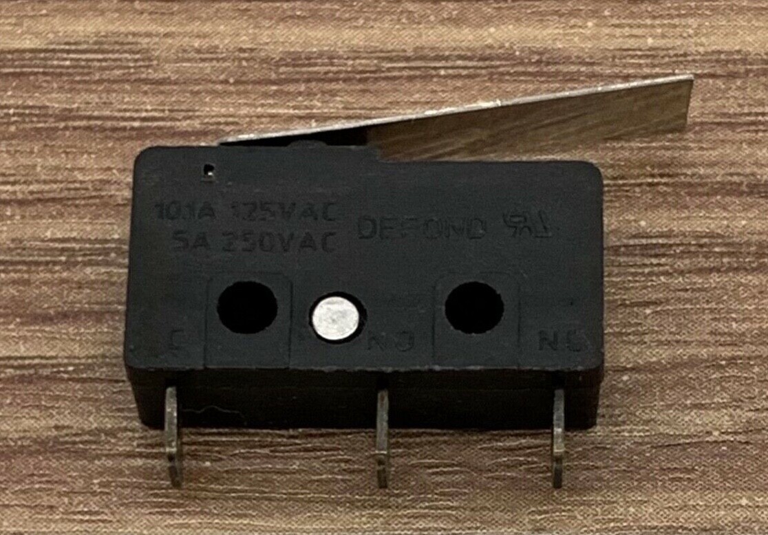 DEFOND DMB-1206 / DMB-1210 Micro Switch 3 Pins with Press Lever