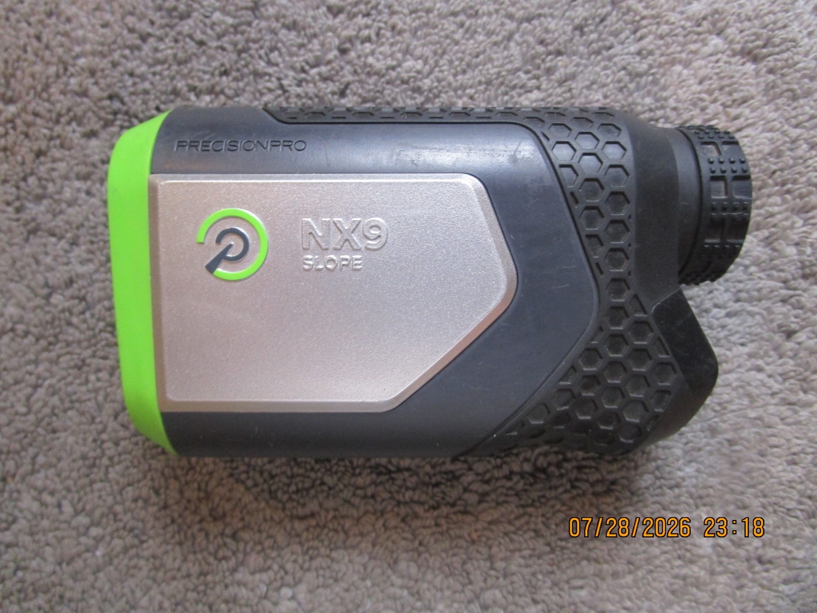 PRECISION PRO NX9 SLOPE GOLF LASER RANGEFINDER - USED - BATTERY