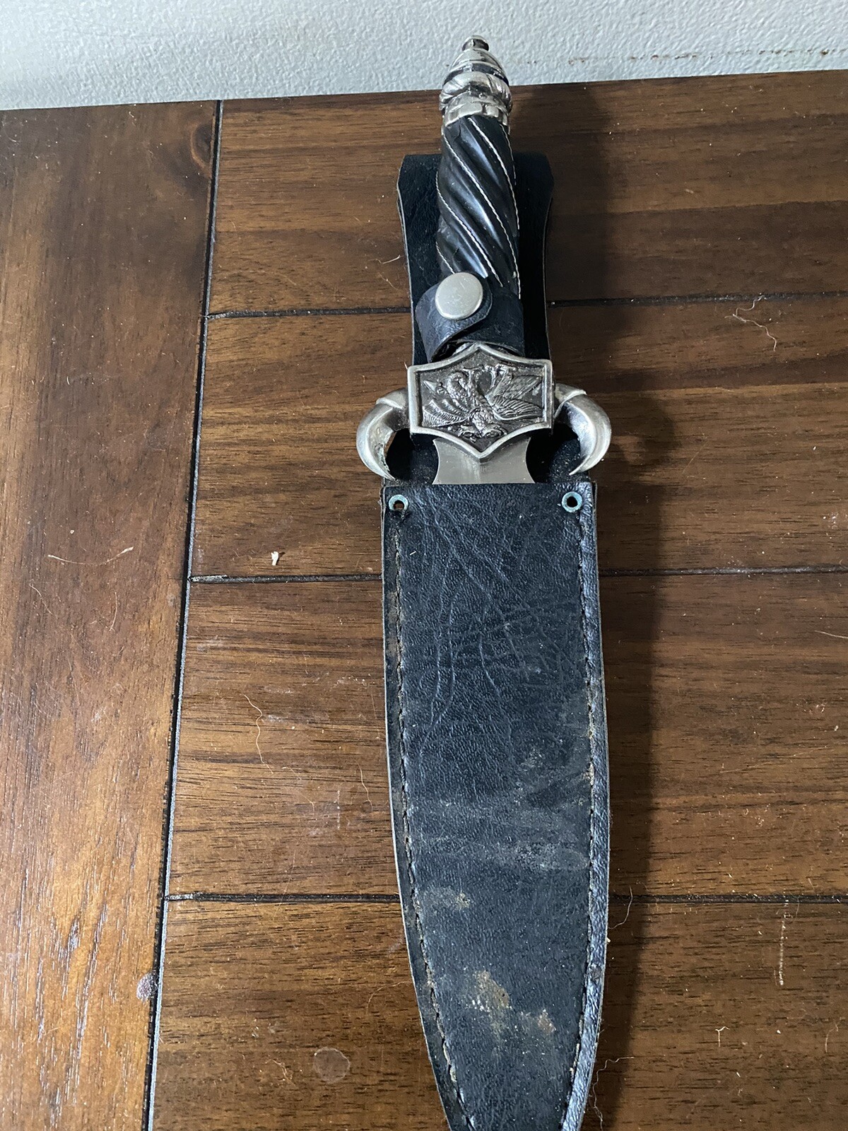 Double Dragon Claw Dagger + Sheath, Athame, Wiccan Pagan Ritual