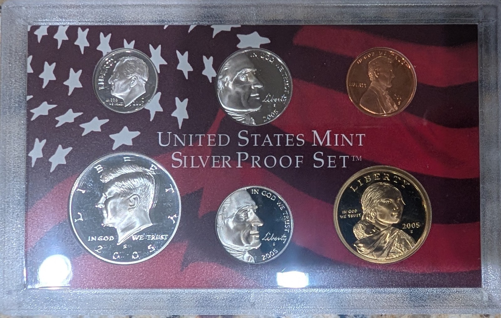 2005 S United States Mint Silver Proof Set - Proof Set w/ Box & COA