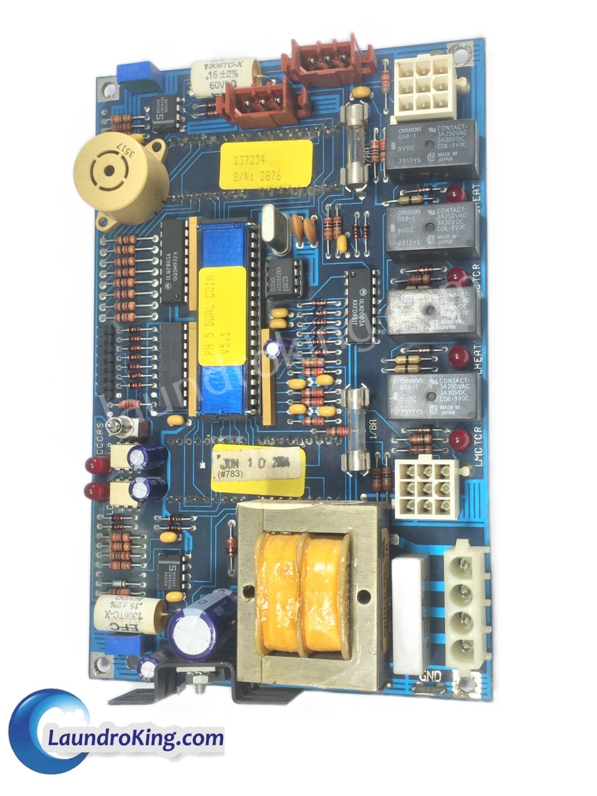 137234 BOARD, COIN DMC PHASE 5 FOR AMERICAN DRYER (USED)