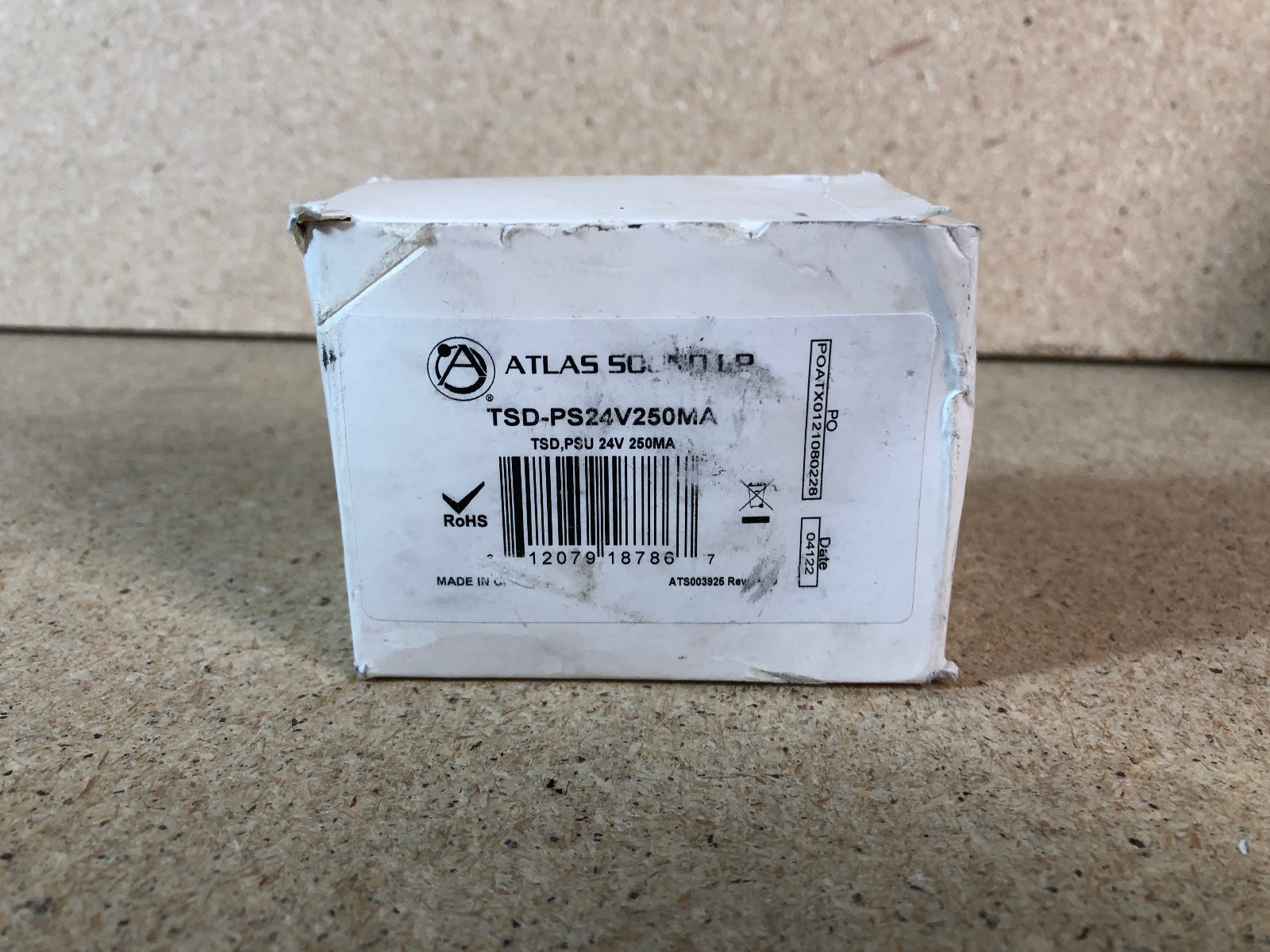 Atlas Sound LP TSD-PS24V250MA TSD Power Supply