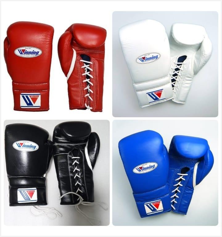 Winning Boxing MS-600B Gloves Professional Type 16 oz Training Sparring Gloves