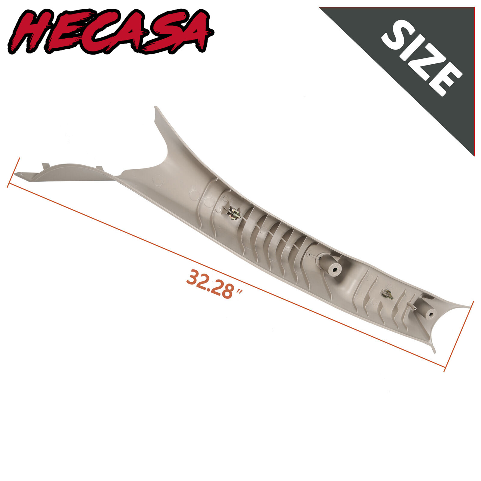 For 03-10 Dodge Ram RH Passenger Pull Grab Handle A Pillar Windshield Post Trim