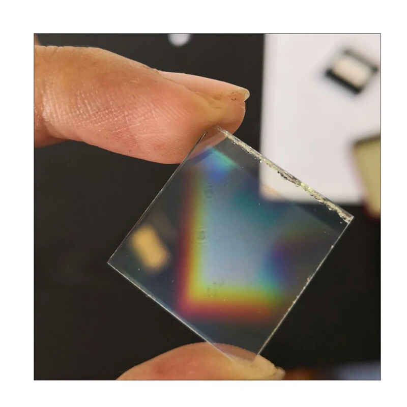 20x20mm Glass Holographic Diffraction Grating Laser Beam Spliter Interference