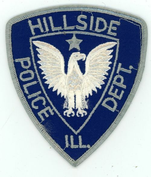 ILLINOIS IL HILLSIDE POLICE NICE SHOULDER PATCH SHERIFF