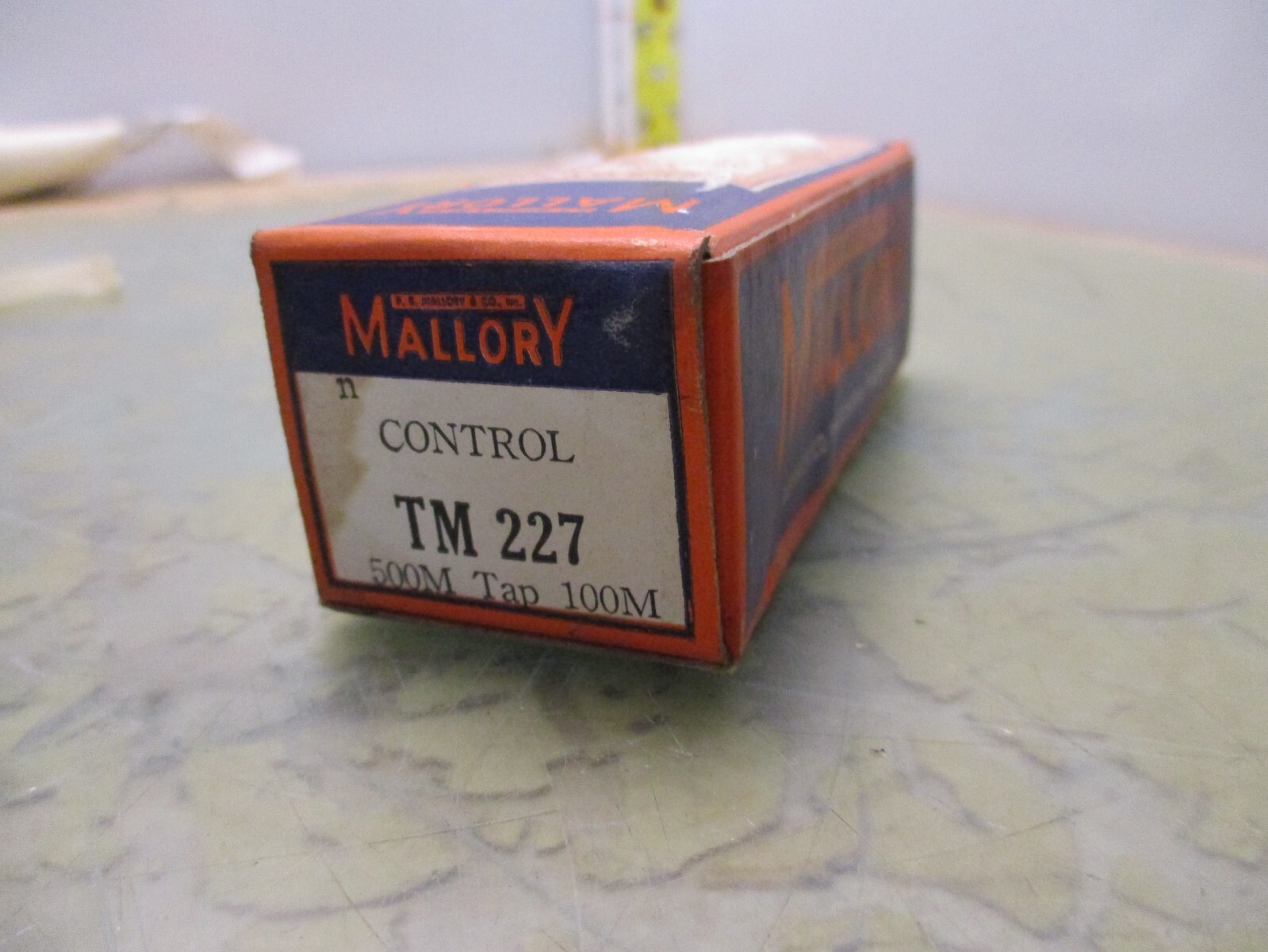 Vintage Mallory T 227 500M Tap 100M Taper Midget Control [2*A-38]