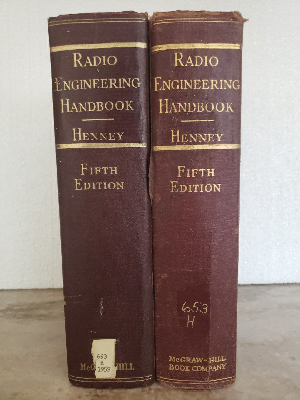 2) Radio Engineering Handbook  Fifth Edition,Henney,Tube HiFi Audio,HAM HF Radio