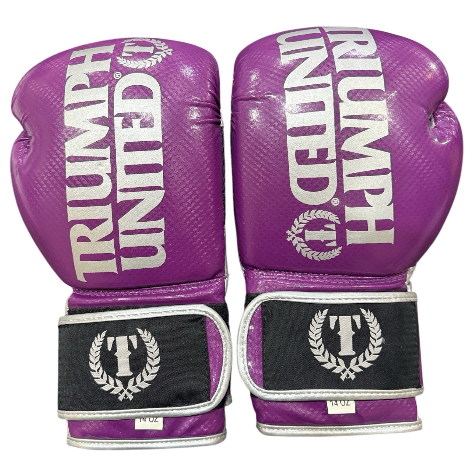 Triumph United Boxing Gloves 14 Ounce Purple - Look Brand New