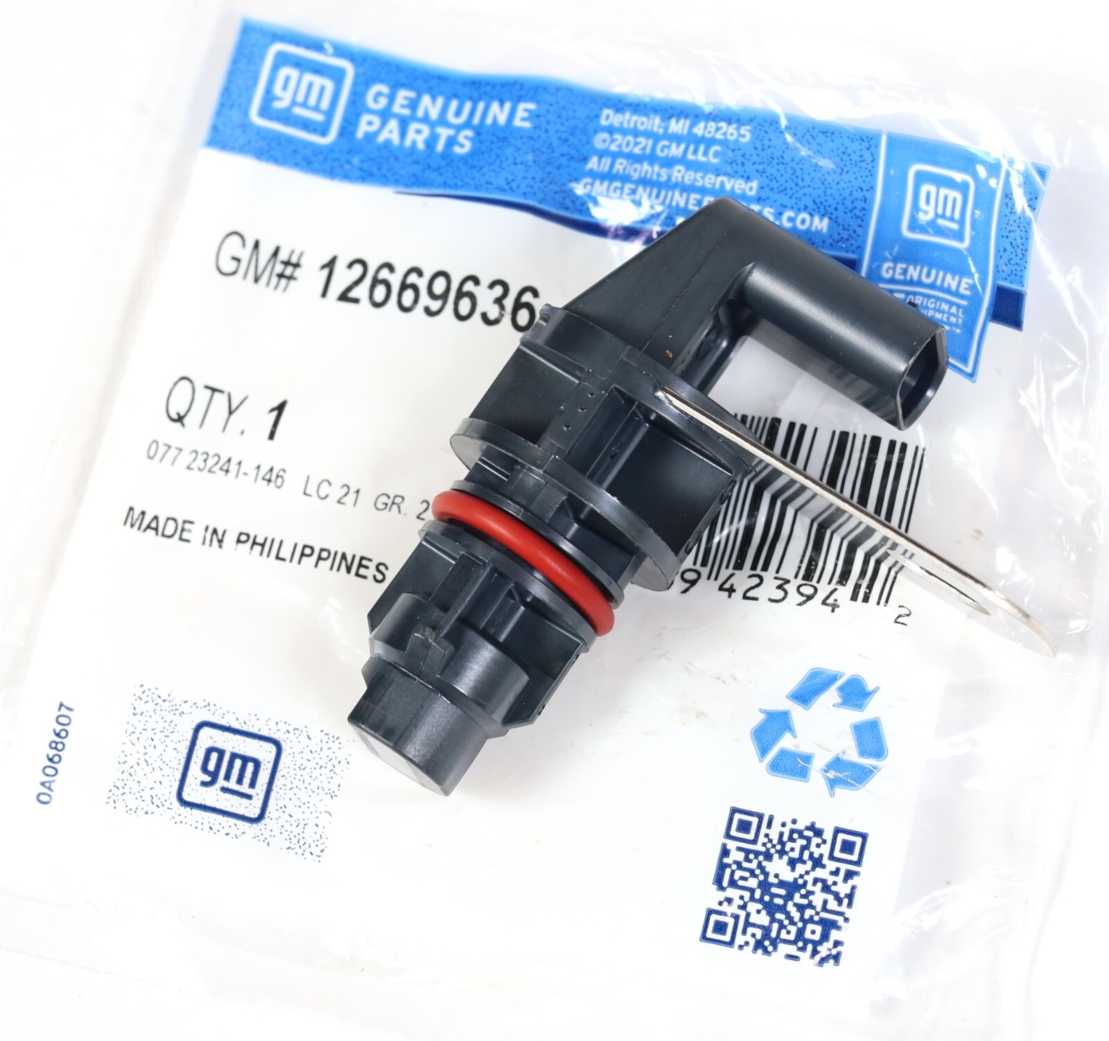 Gen V LT1 LT4 LV3 L83 L86 Engine Crankshaft Position Sensor Genuine GM 12669636