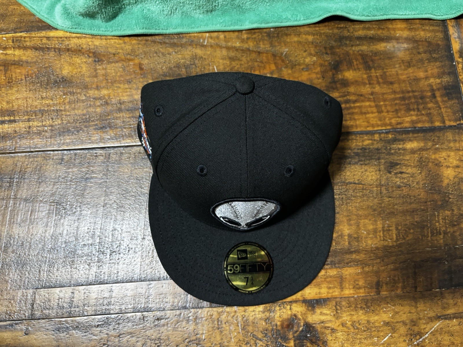Hat Club Las Vegas 5ls Silver Alien Edition Black New Era Fitted 7 3/4 Gray UV
