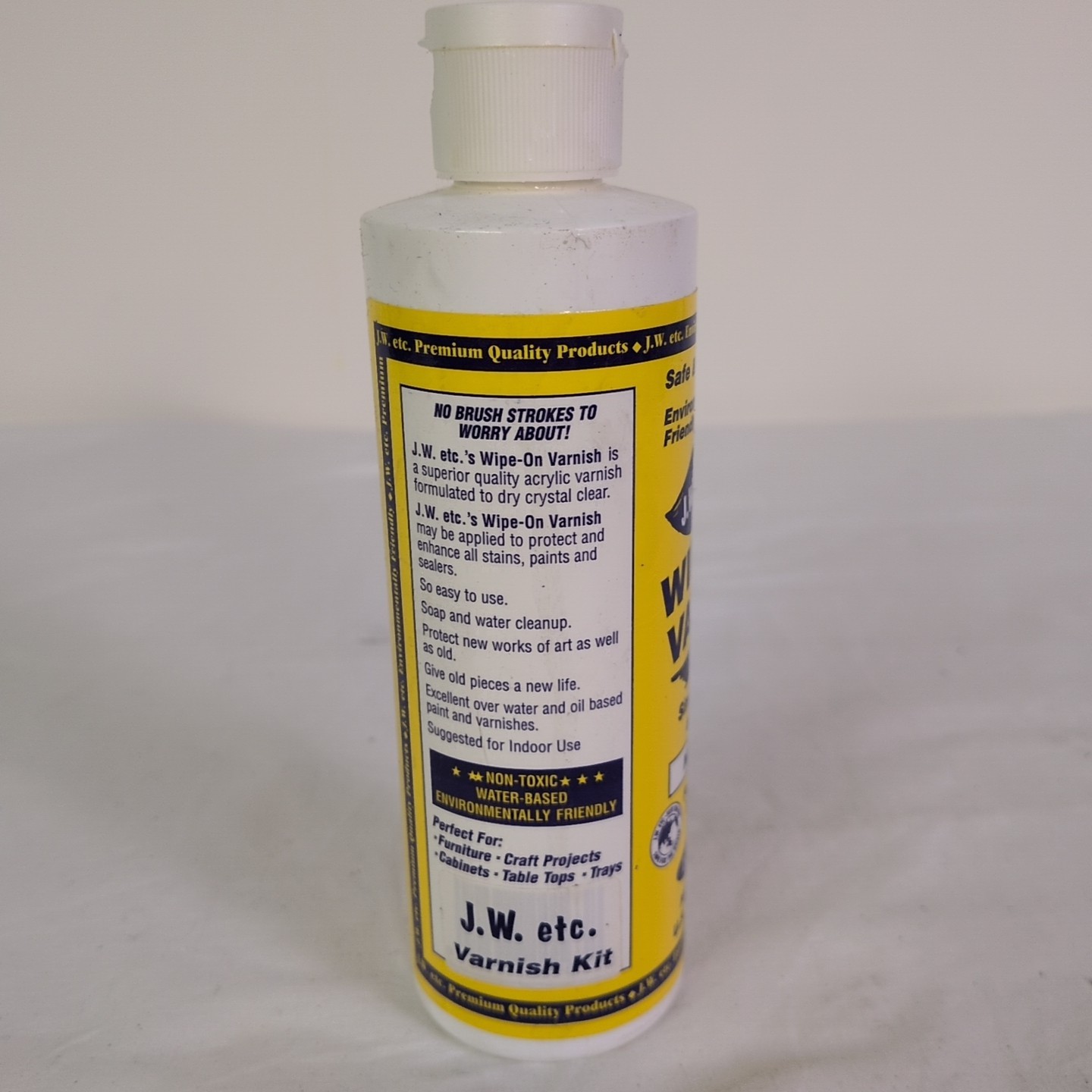 J.W. etc. Wipe On Varnish Low Lustre 8 oz