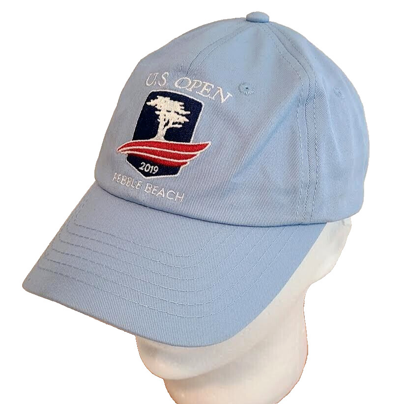 US Open Golf 2019 Pebble Beach Hat Light Blue USGA Member Strapback OSFM