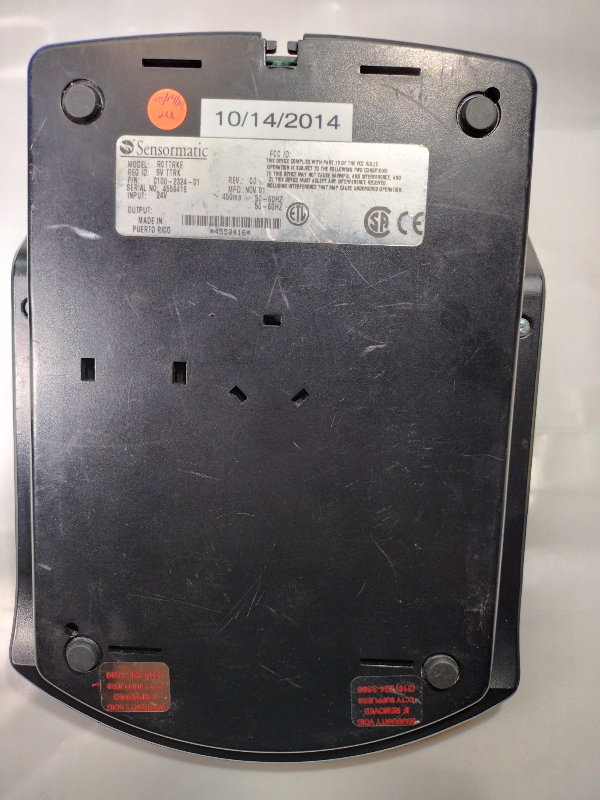 Sensormatic RCTTRKE Touch Tracker for VM96 Matrix Switch 0100-2324-01 *READ*