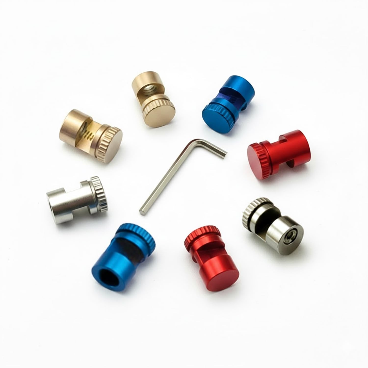 4-Pack Thumb Stud Replacement for Buck 110 - Universal Folding Knife Studs wi...