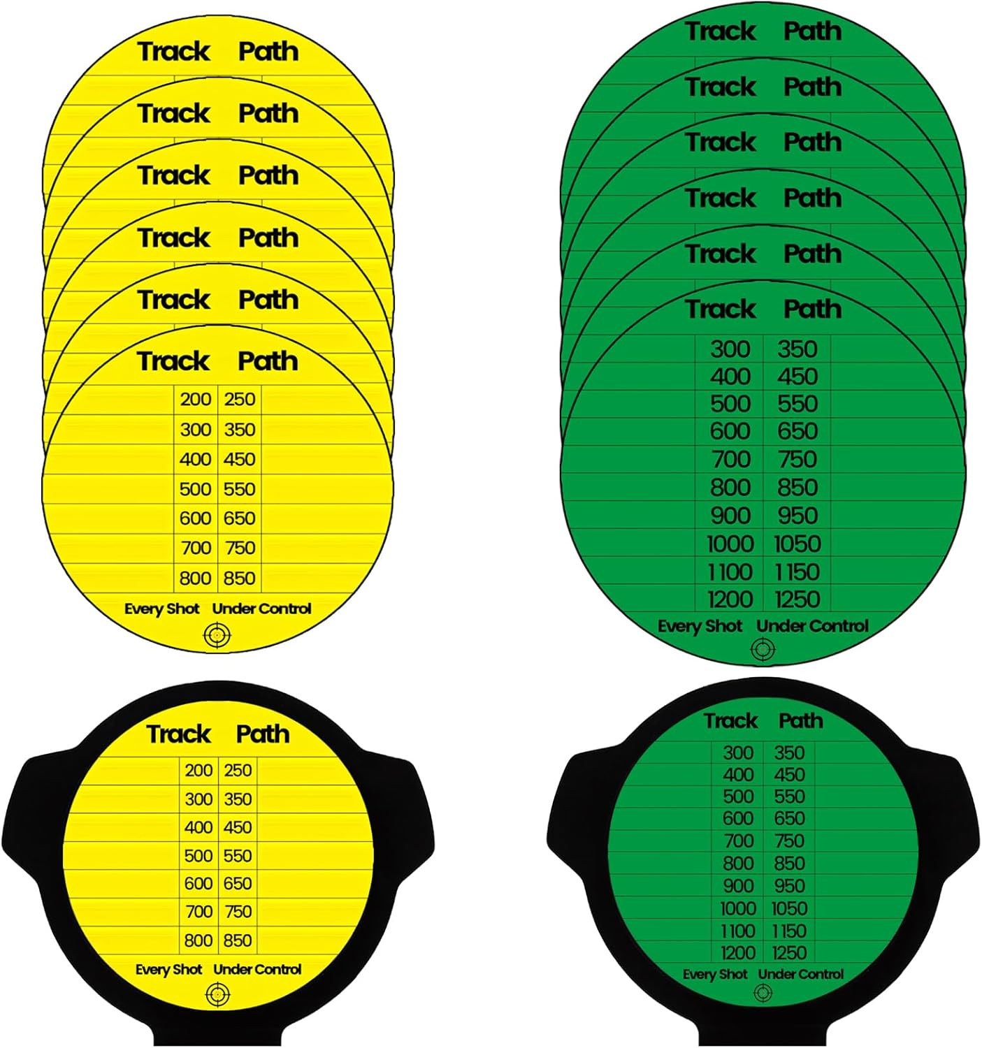 Scope DOPE Sticker Pack: Removable, Writable Adhesive Labels – 12 Pack (2 Design