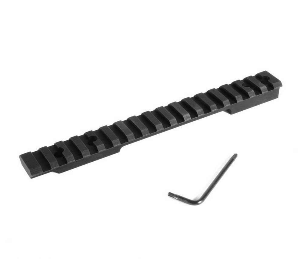 EGW Picatinny Rail 0 MOA For HD Weatherby Mark V 9 Lug Bolt Long Action - 80700